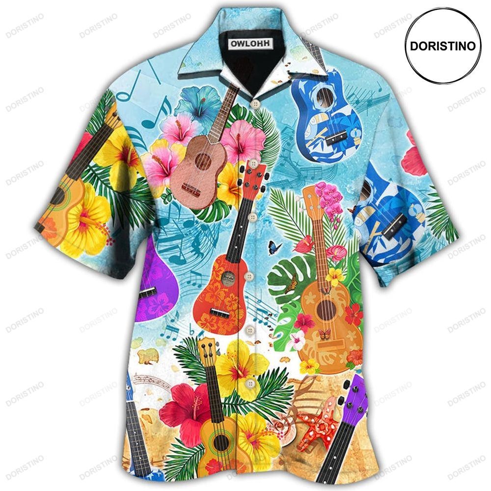 Guitar Tropical Hawaii Ukulele Limited Edition Hawaiian Shirt