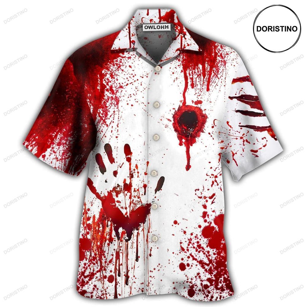 Halloween Blood They'll Never Find You Limited Edition Hawaiian Shirt
