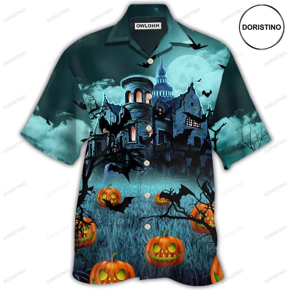 Halloween Night Dark Pumpkin Hawaiian Shirt