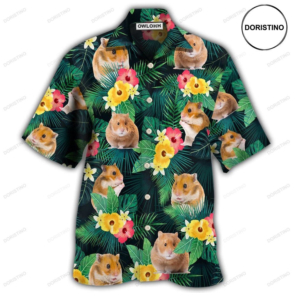 Hamster Tropical Summer Vibes Hawaiian Shirt