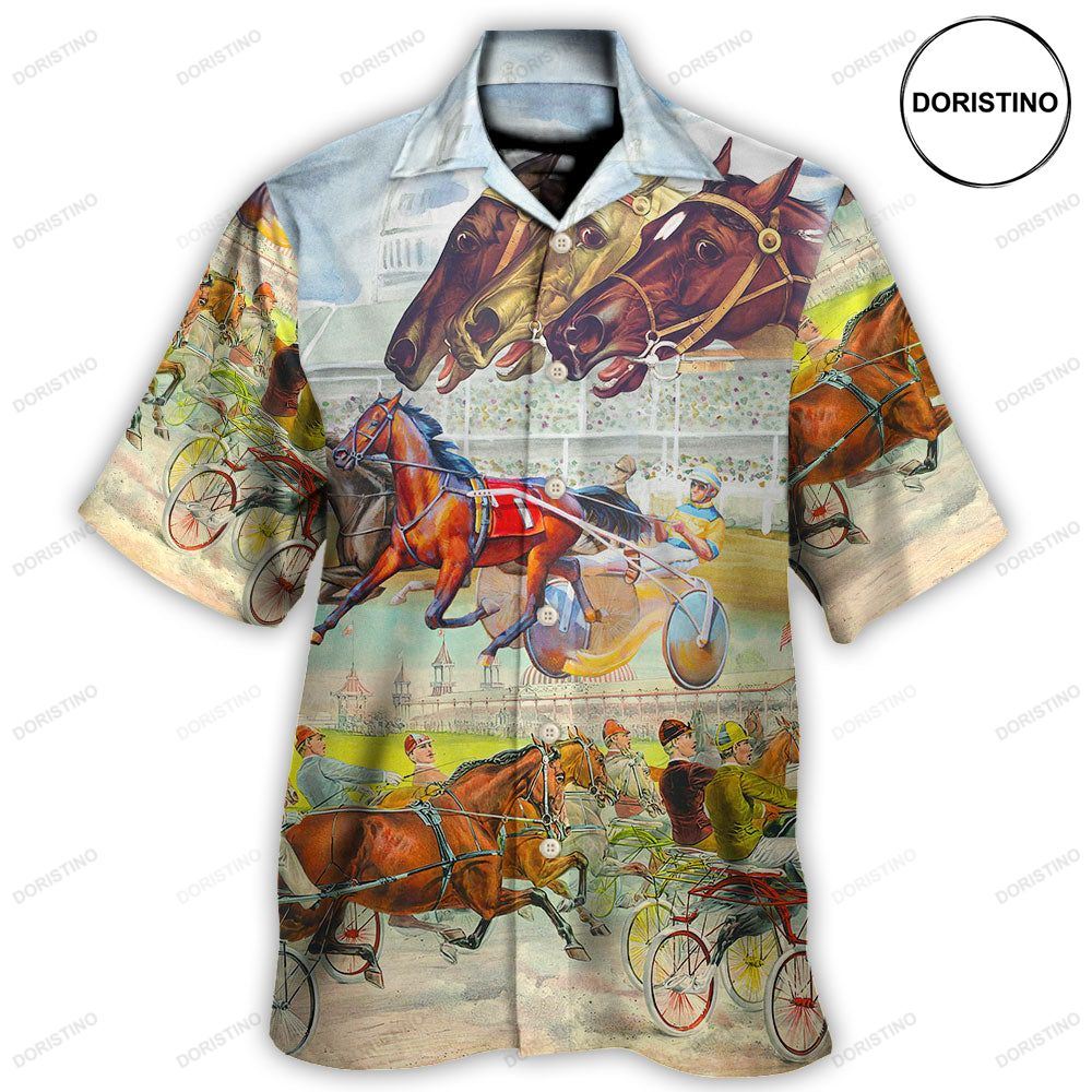 Harness Racing Horse Racing Horse Lover Limited Edition Hawaiian Shirt