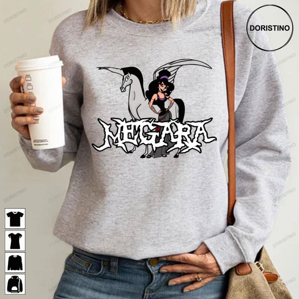 Metalhead Megara Hercules Awesome Shirts