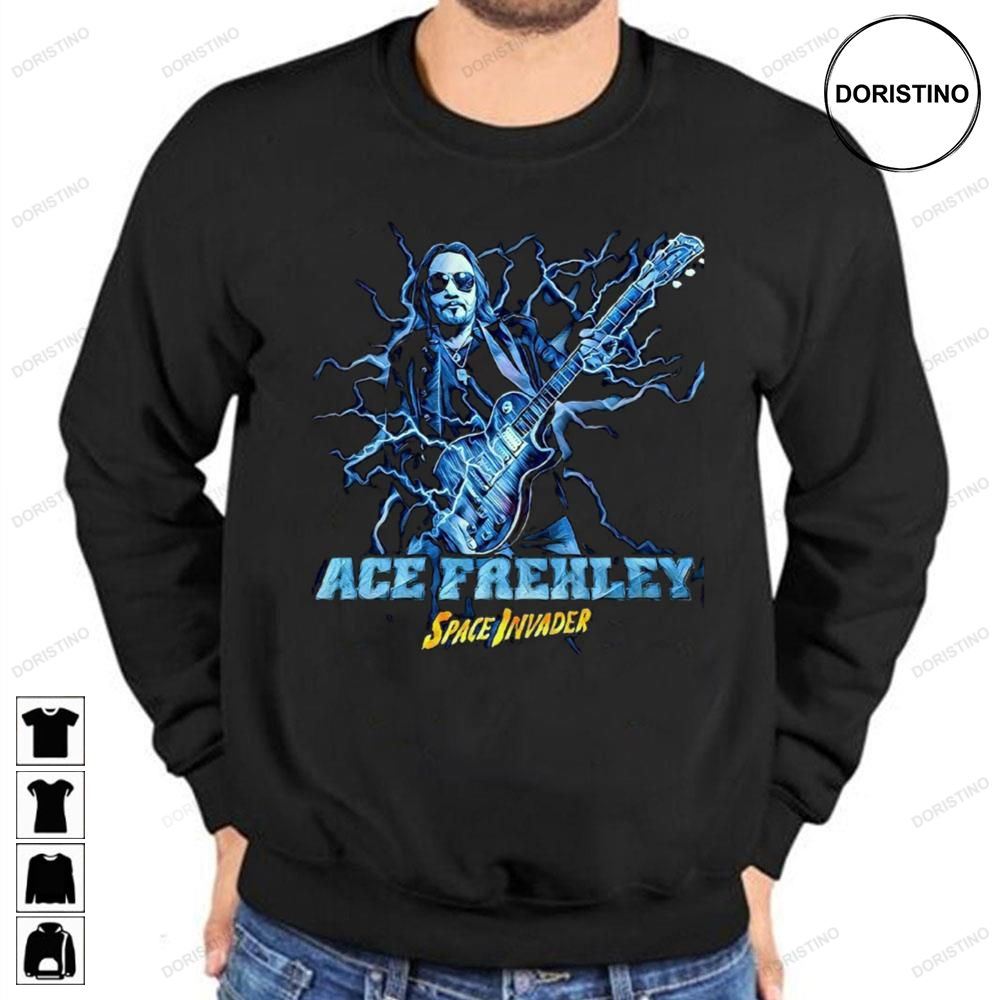 Space Invader Ace Frehley Graphic Limited Edition T-shirts