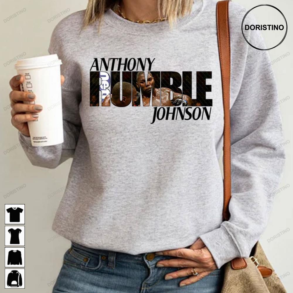 Text Art Anthony Rumble Johnson Awesome Shirts