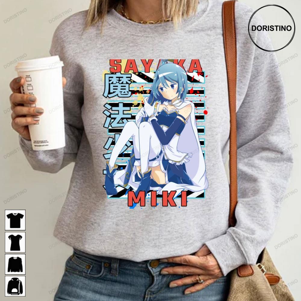 Puella Magi Madoka Magica Anime Miki Sayaka Awesome Shirts