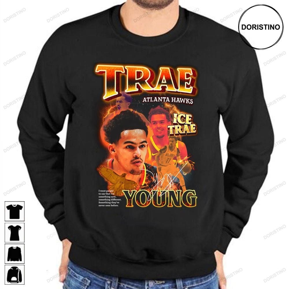 Retro Of Poster Trae Young Vintage Art Basketball Awesome Shirts