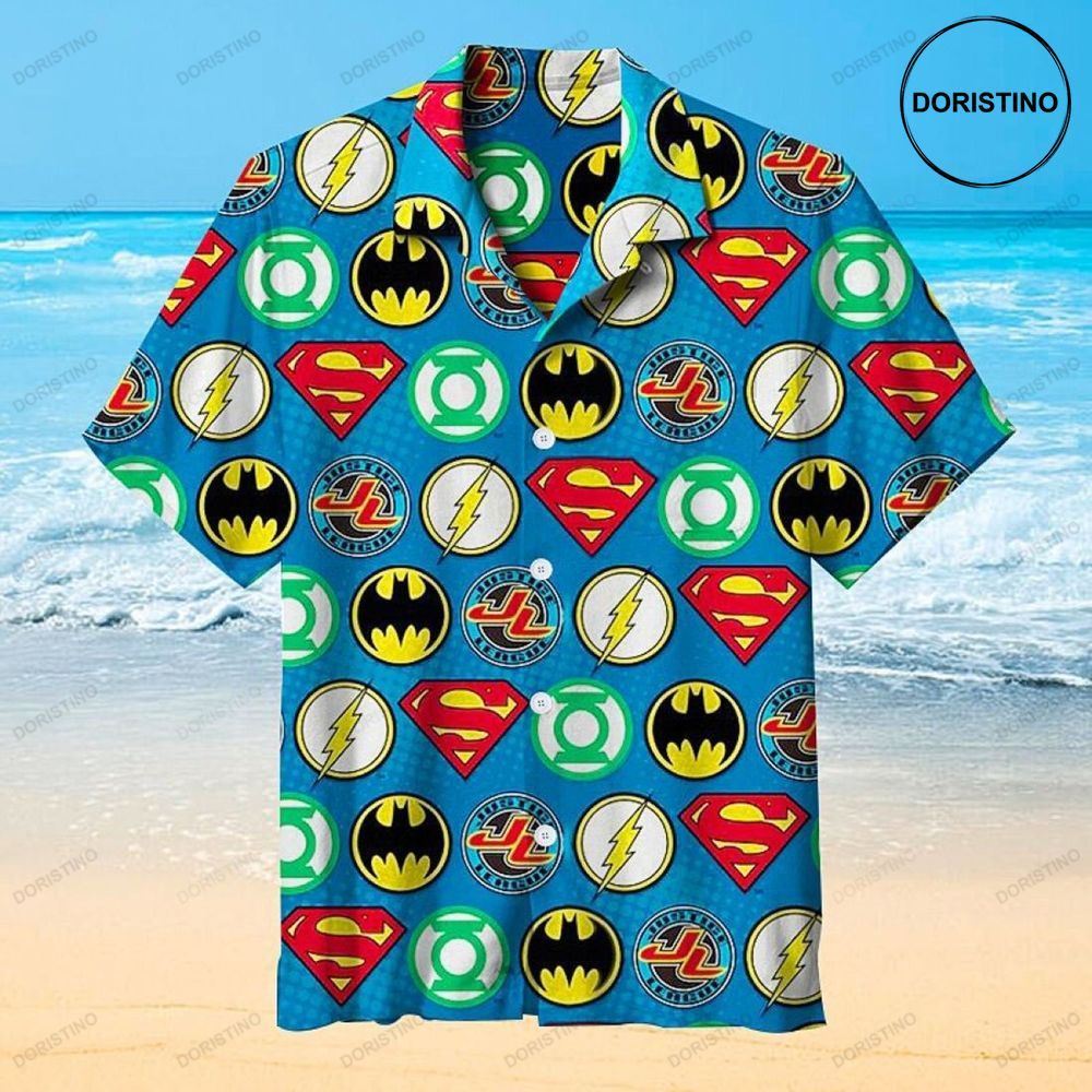 Batman Superman Dc Superheroes Summer For Justice Fans Limited Edition Hawaiian Shirt