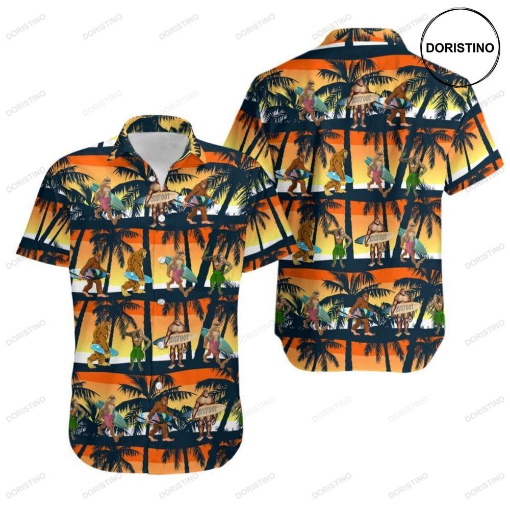Bigfoot Activities Camping Ii Limited Edition Hawaiian Shirt