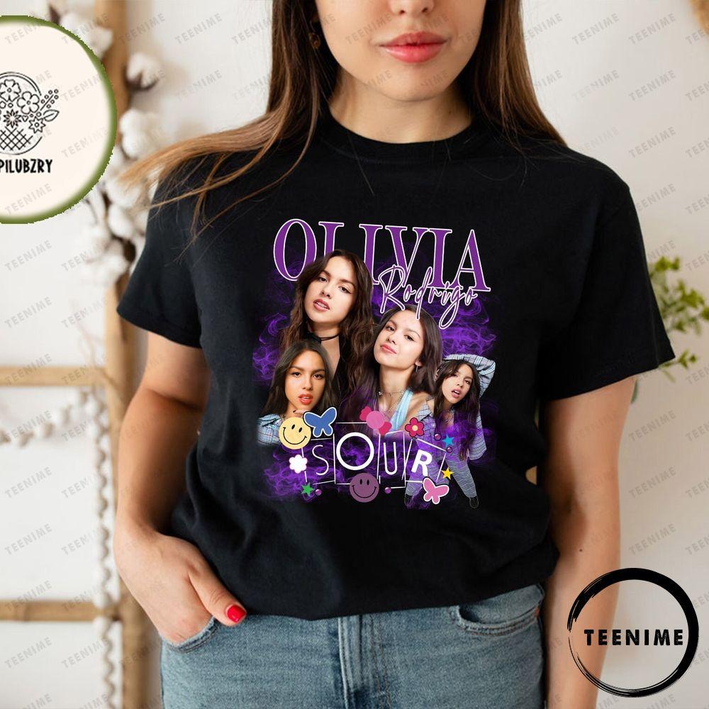 Olivia Rodrigo Sour Good For You Tour 2022 Fan Teenime Limited Edition Shirts