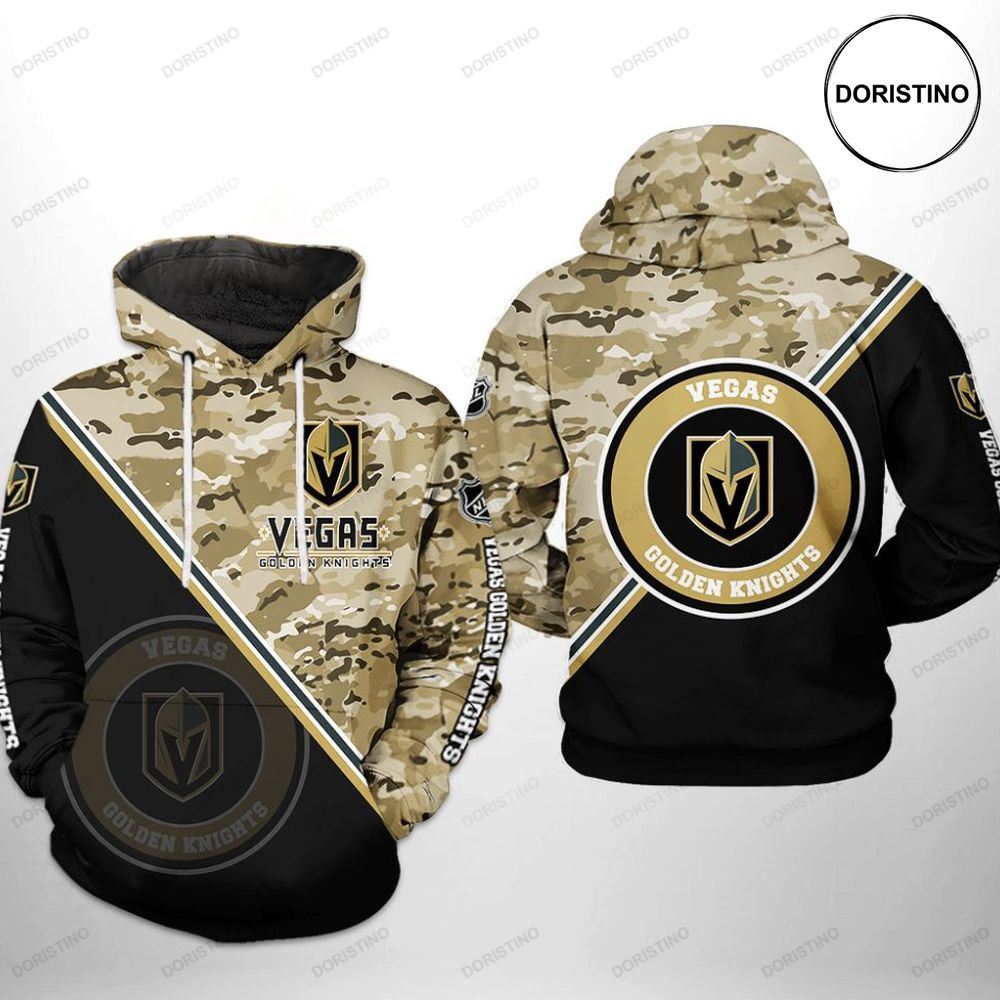 Vegas Golden Knights Nhl Camo Team Limited Edition 3d Hoodie