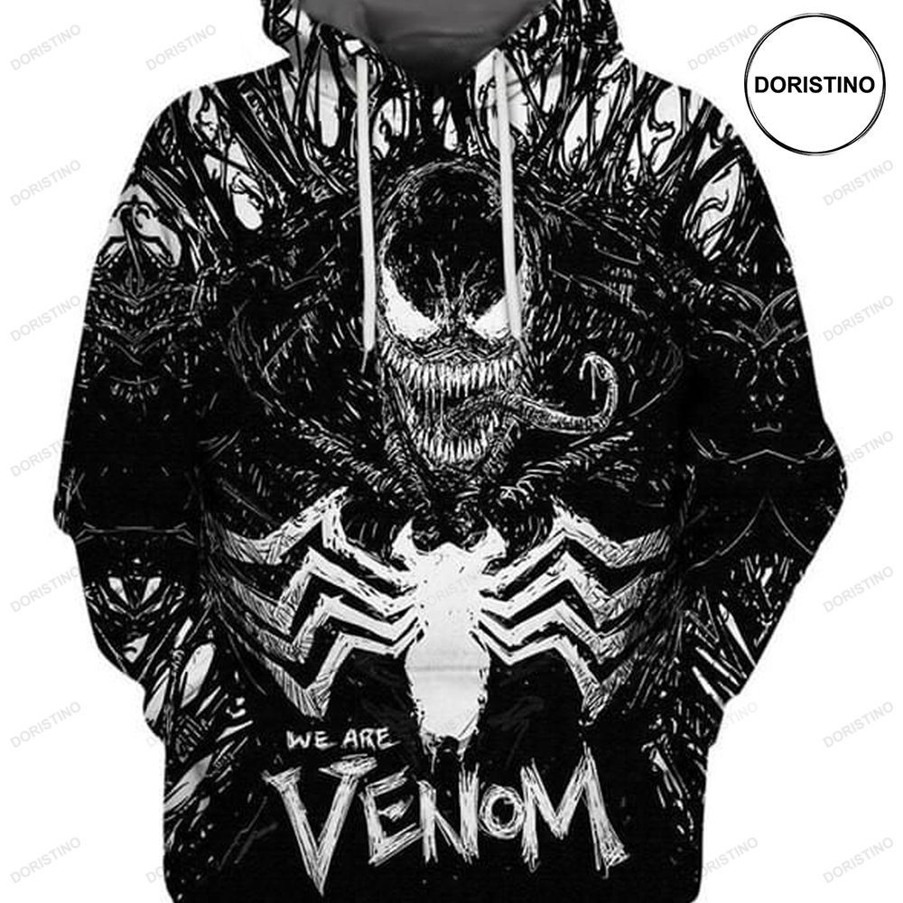 Venom Spider Marvel Full Ing All Over Print Hoodie