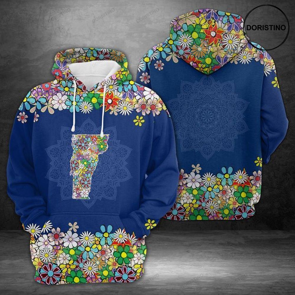 Vermont Flower Limited Edition 3d Hoodie