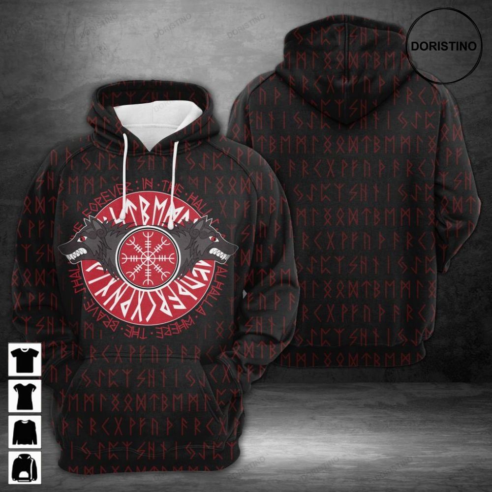 Viking Wolves Limited Edition 3d Hoodie
