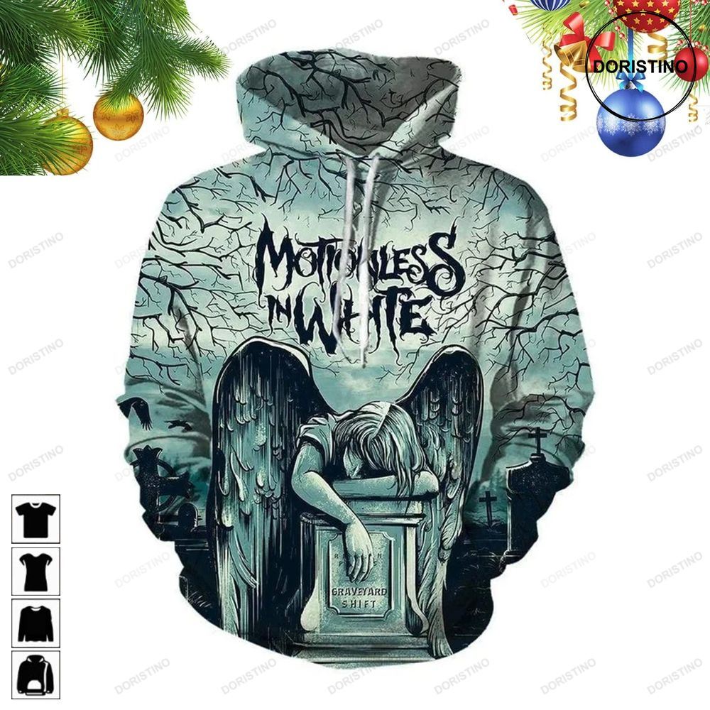 Vintage Motionless In White Hd Limited Edition 3d Hoodie