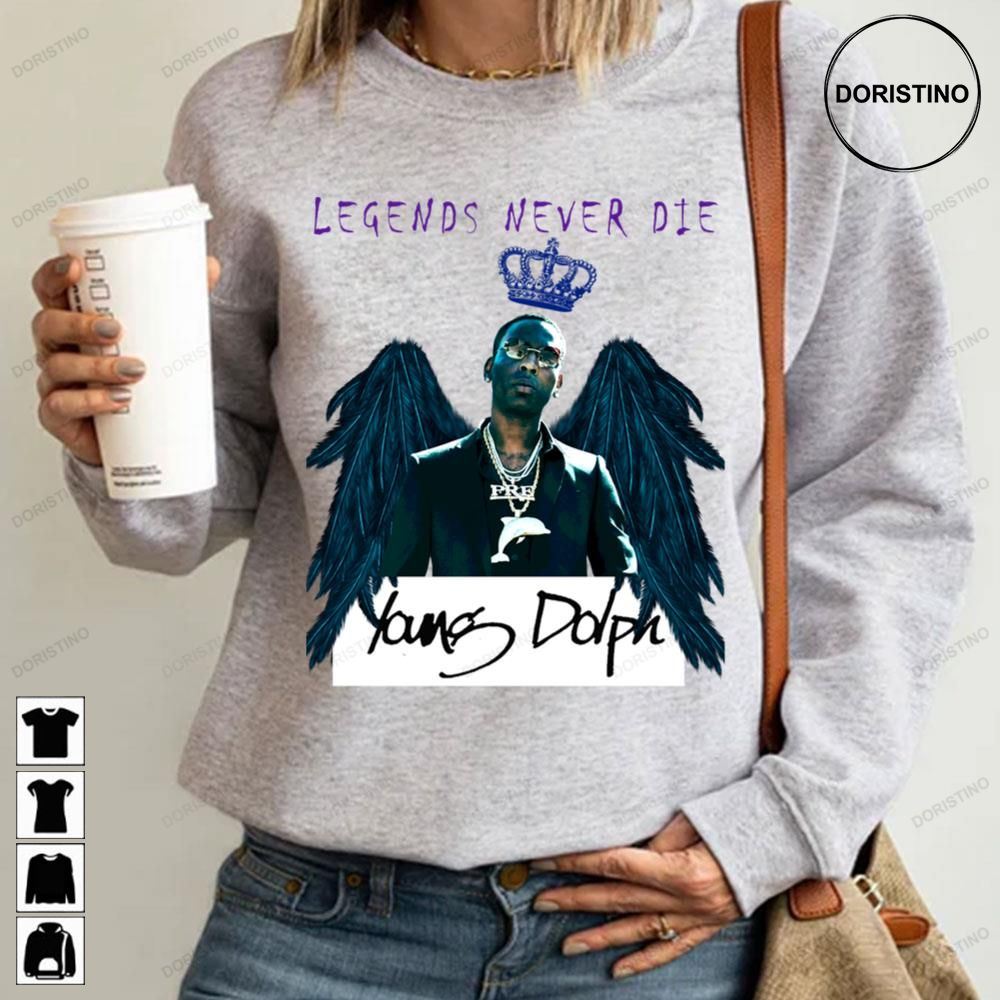 Young Dolph Legends Never Die Awesome Shirts