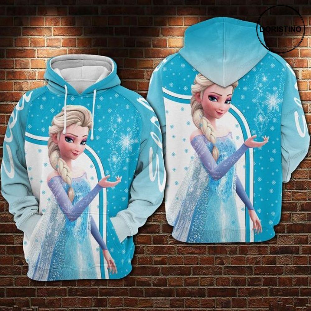 Elsa Frozen Winter Is Coming All Over Print Hoodie