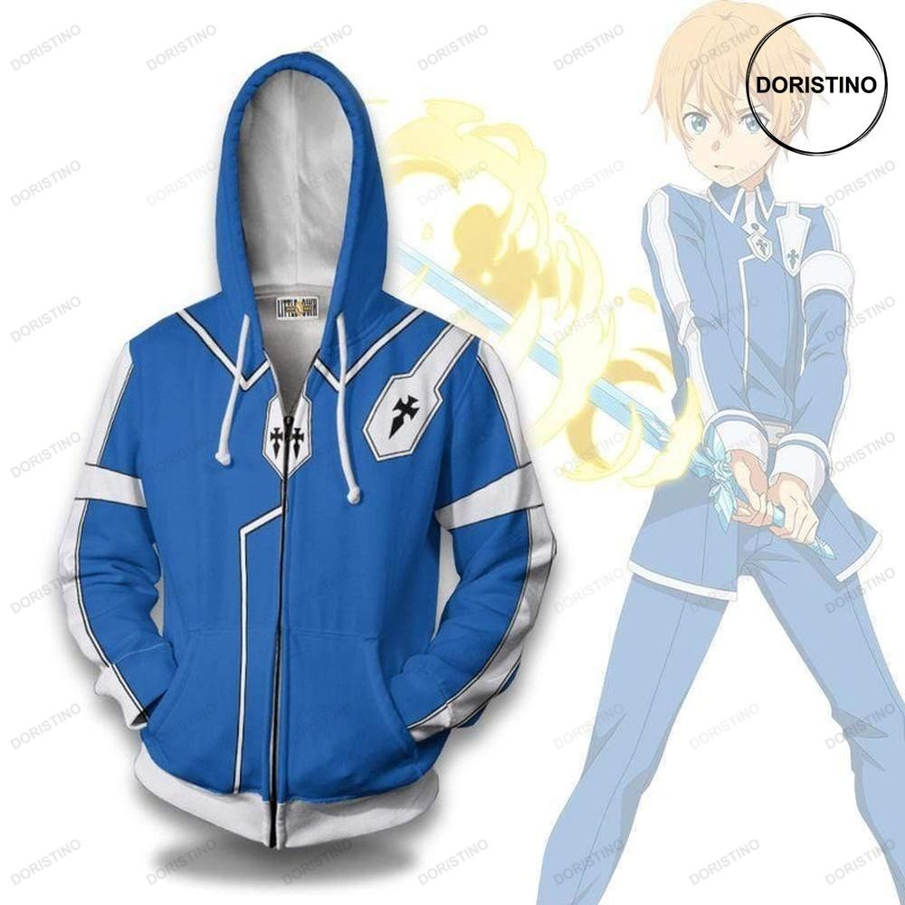 Eugeo Sword Art Online Anime Cosplay Costume Limited Edition 3d Hoodie