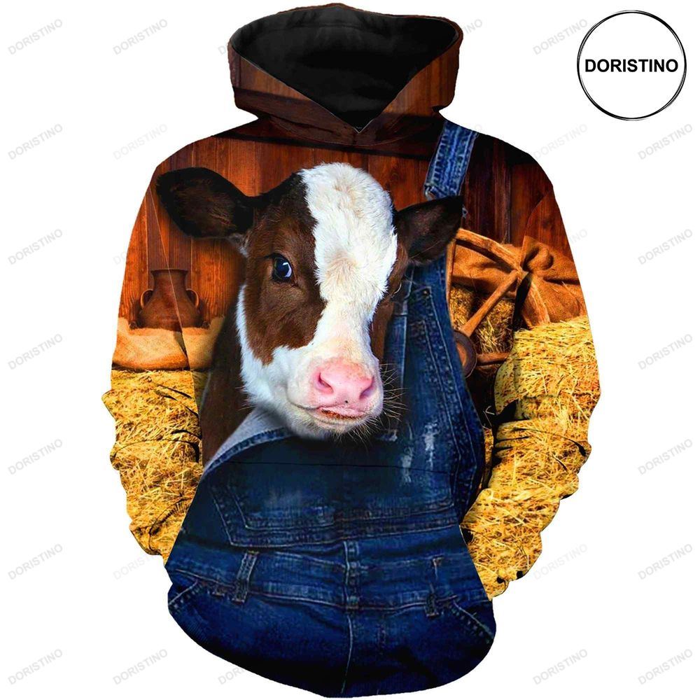 Farmer Cow Limited Edition 3d Hoodie
