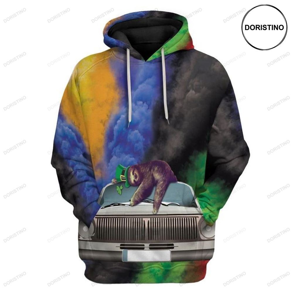 Fast Sloth St Patricks Day Limited Edition 3d Hoodie