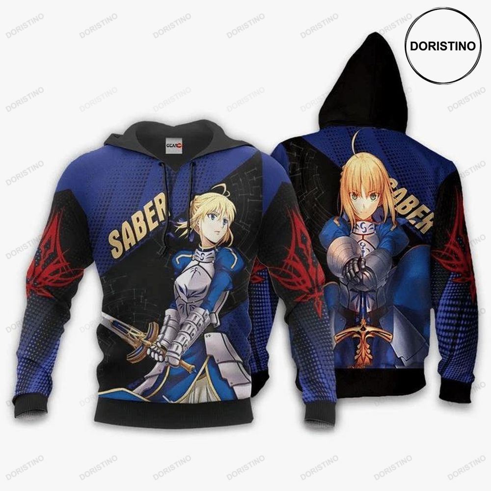 Fate Stay Night Saber Anime Manga Limited Edition 3d Hoodie