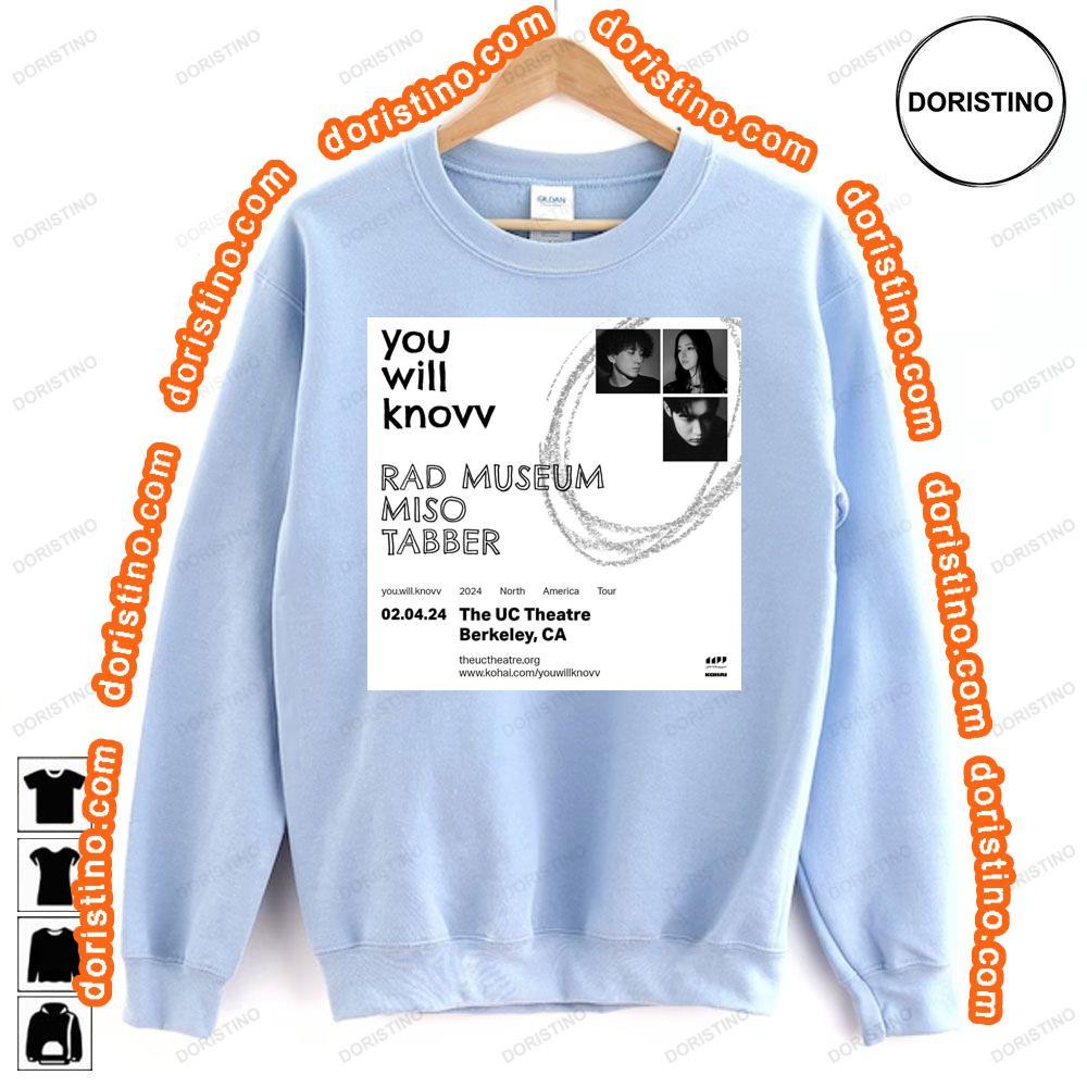 Rad Museum Tour 2024 Tshirt Sweatshirt Hoodie