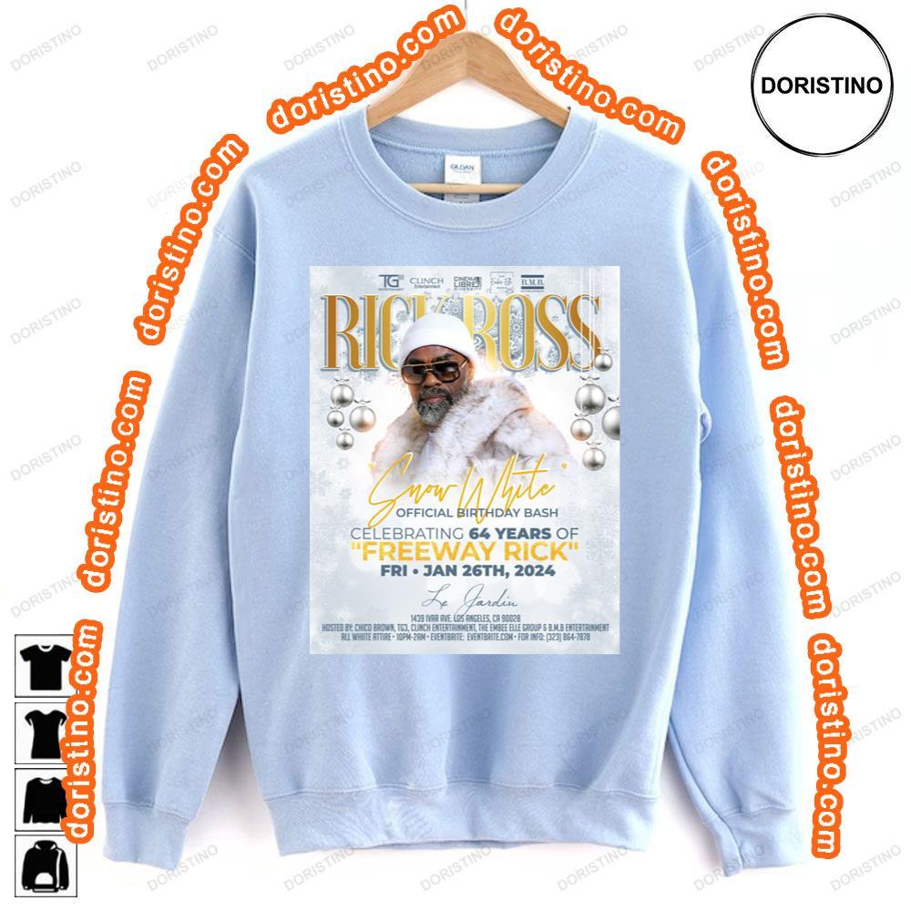 Rick Ross Snow White Birthday Bash Tour 2024 Hoodie Tshirt Sweatshirt