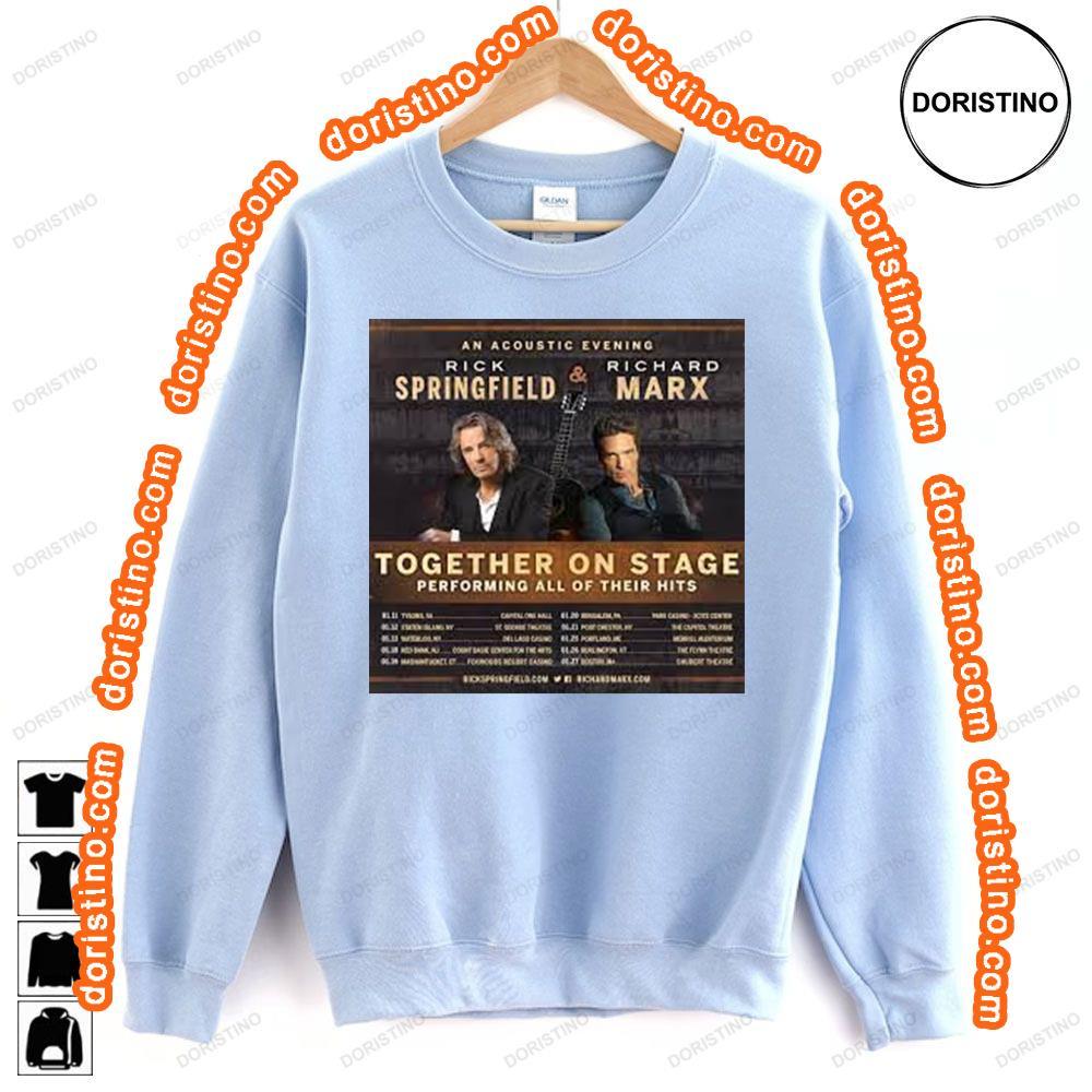 Rick Springfield Richard Marx 2024 Tour Dates Hoodie Tshirt Sweatshirt
