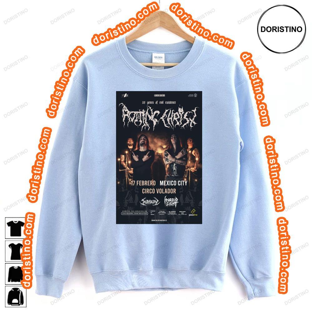 Rotting Christ 17 Feb Mexico 2024 Hoodie Tshirt Sweatshirt