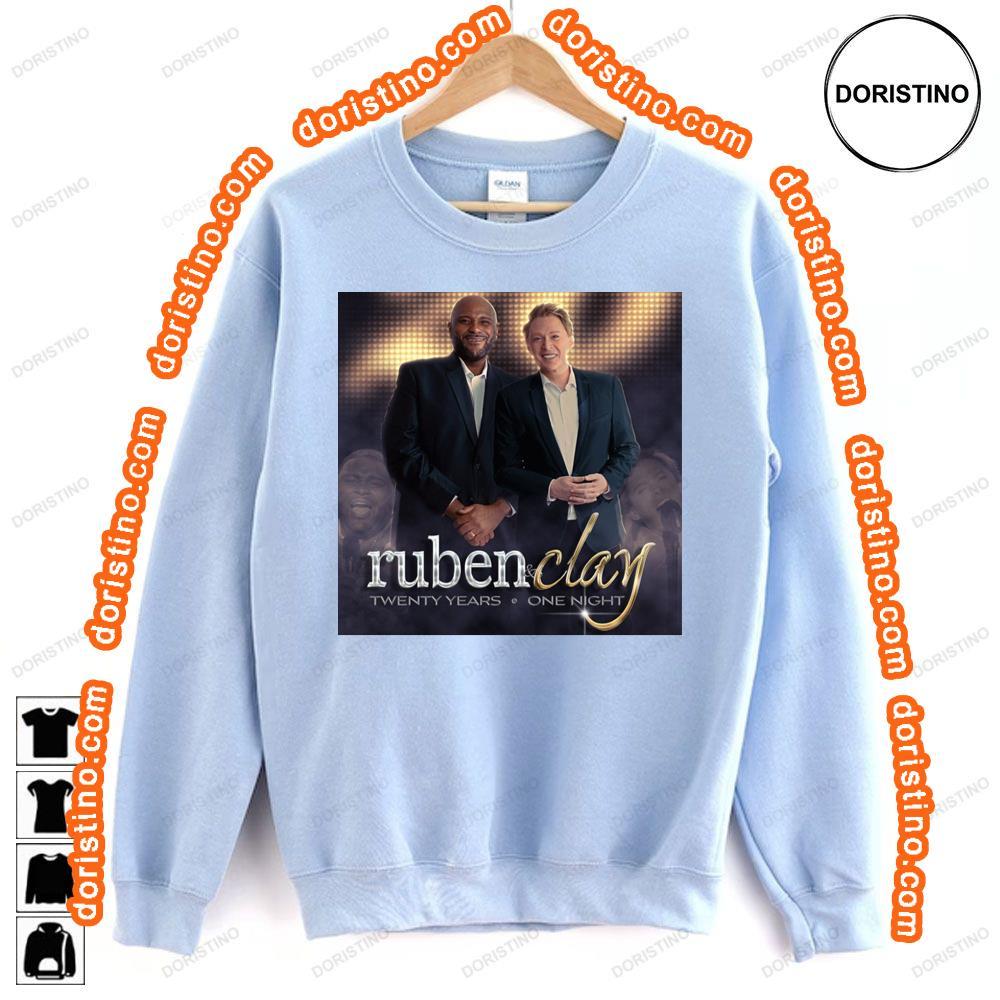 Ruben Studdard Clay Aiken Tour 2024 Sweatshirt Long Sleeve Hoodie