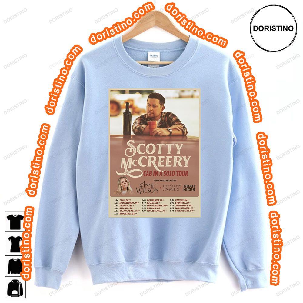 Scotty Mccreery 2024 Tour Dates Tshirt Sweatshirt Hoodie