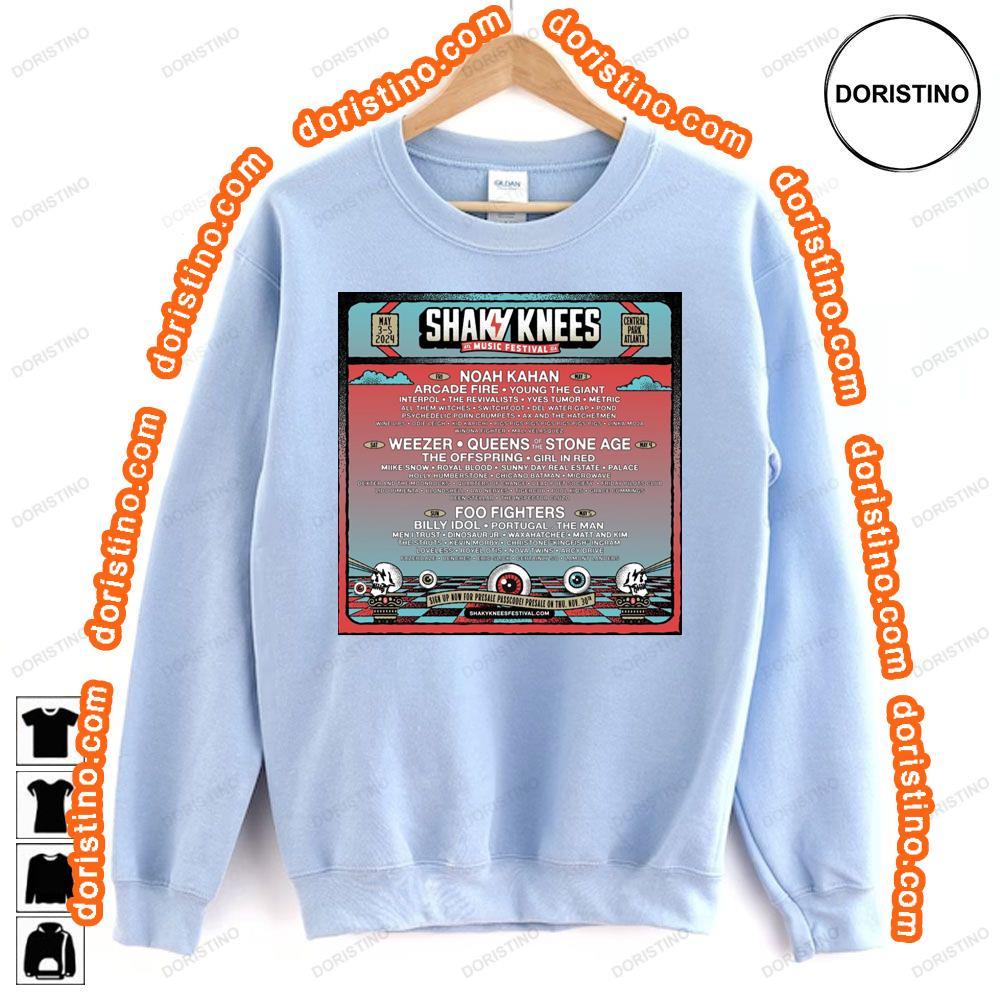 Shaky Knees Festival 2024 Hoodie Tshirt Sweatshirt