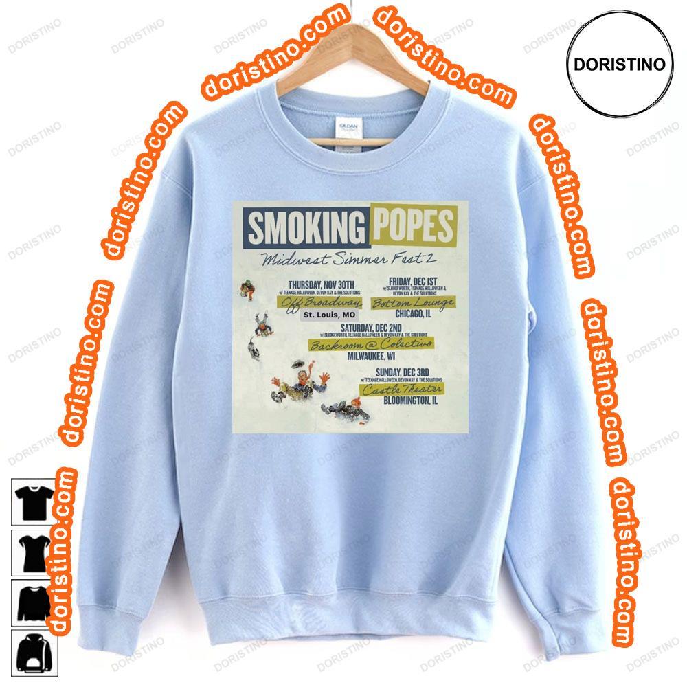 Smoking Popes Tour 2024 Date Hoodie Tshirt Sweatshirt