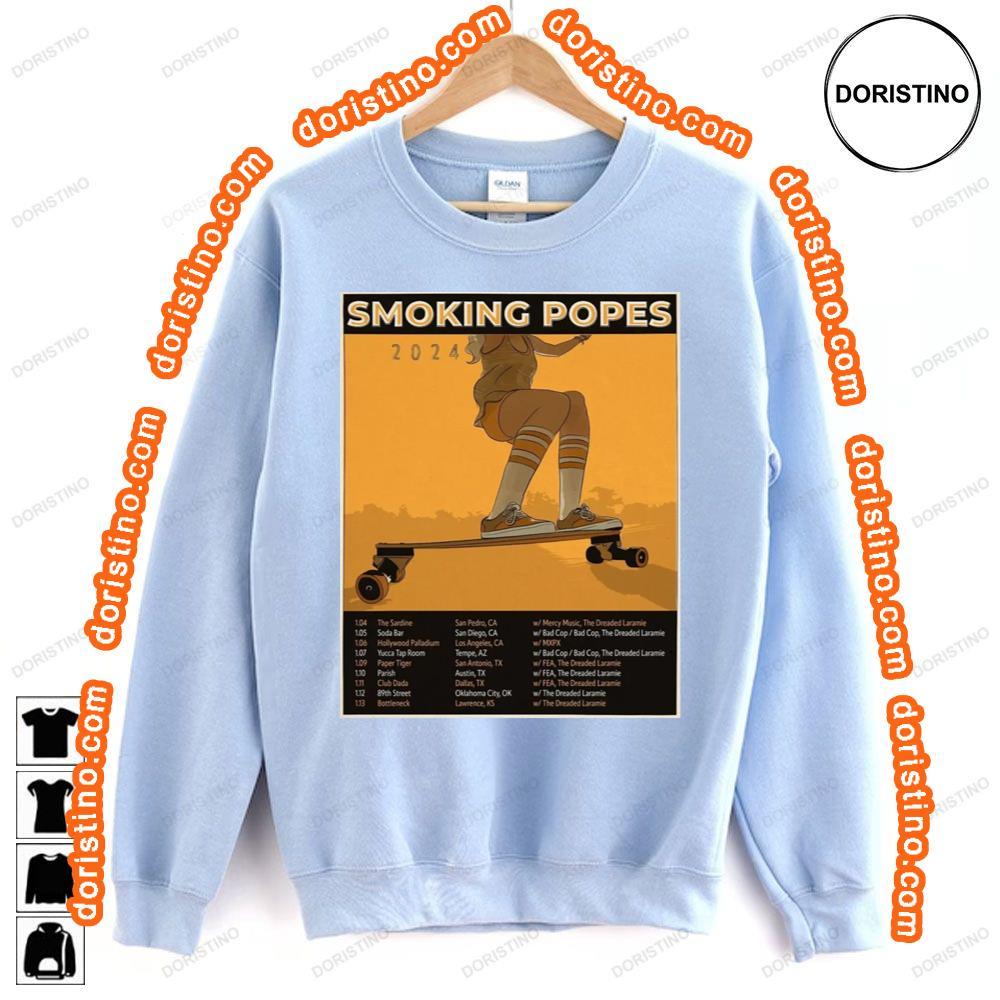 Smoking Popes Tour 2024 Dates Tshirt Sweatshirt Hoodie