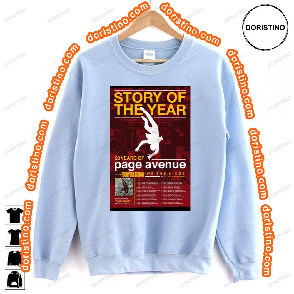 Story Of The Year Tour Dates 2024 With Four Year Strong We The Kings Tshirt Sweatshirt Hoodie