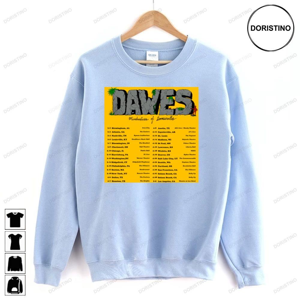 Dawes Tour Dates 2023 Awesome Shirts