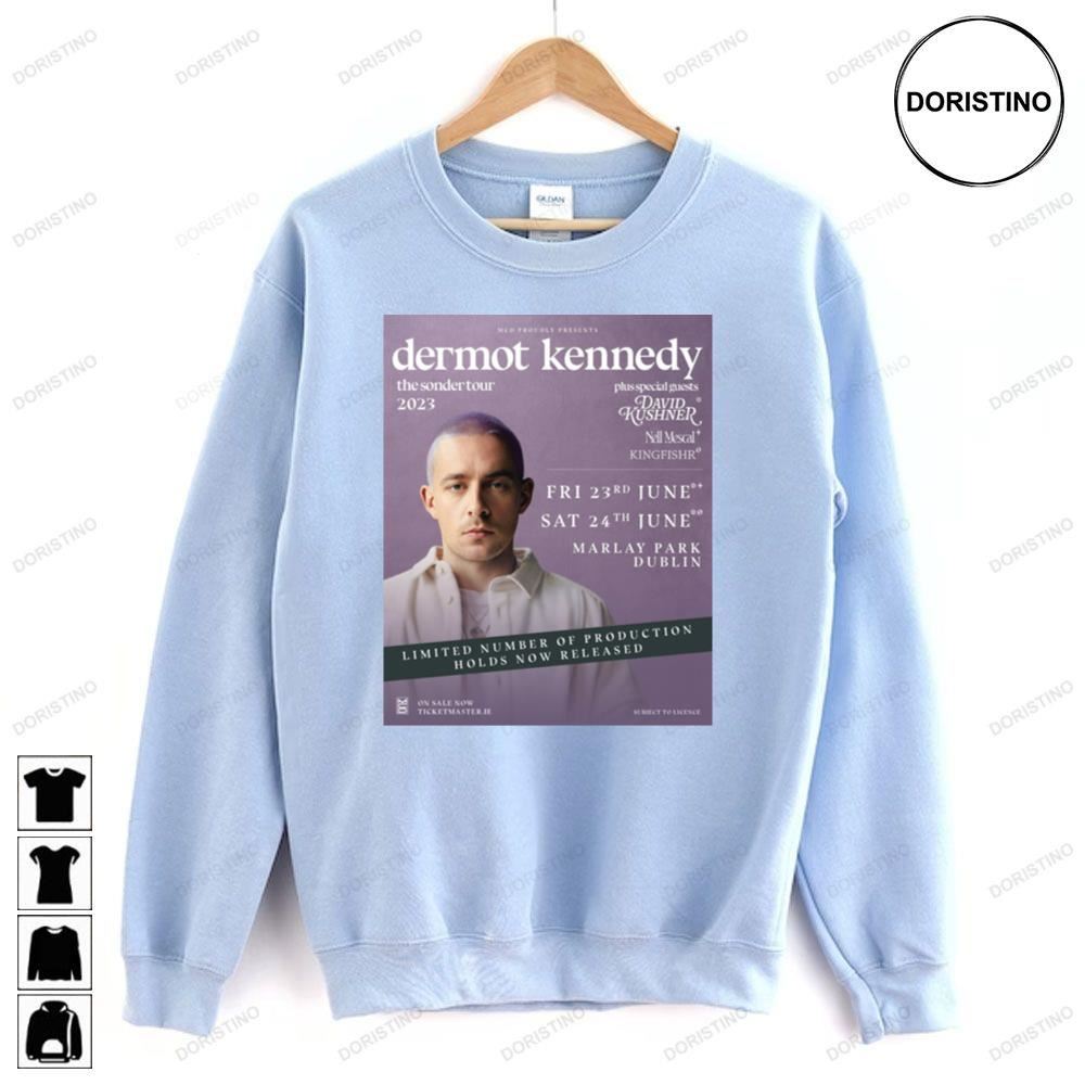 Dermot Kennedy The Sounder Tour 2023 Limited Edition T-shirts