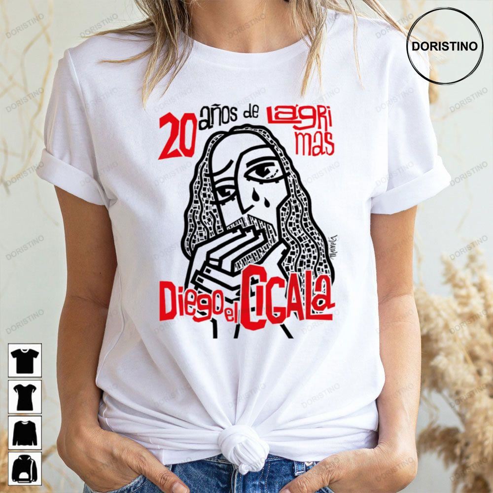 Diego El Cigala 20 Anni 2023 Awesome Shirts