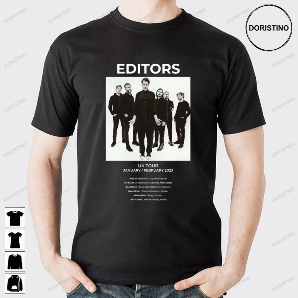 Editors 2023 Uk Tour Awesome Shirts