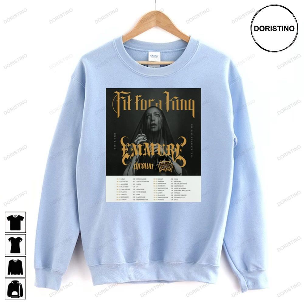 Fit For A King 2023 Tour Dates Eu Uk Limited Edition T-shirts