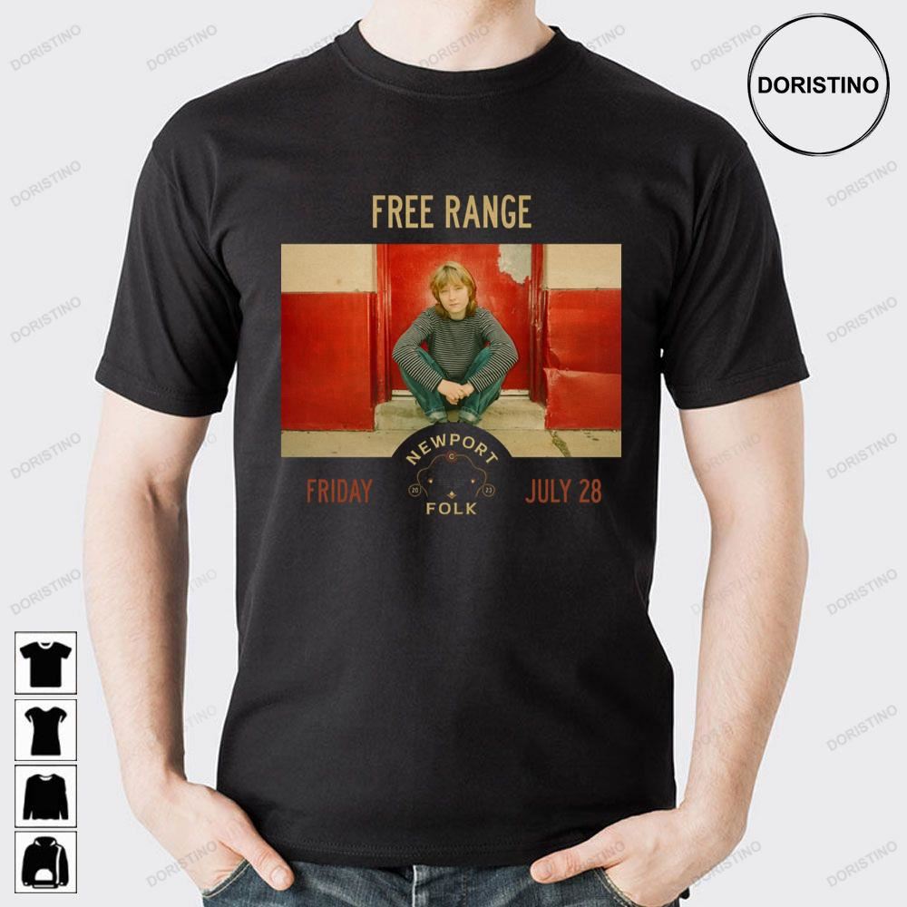 Free Range Newport Folk Festival 2023 Limited Edition T-shirts