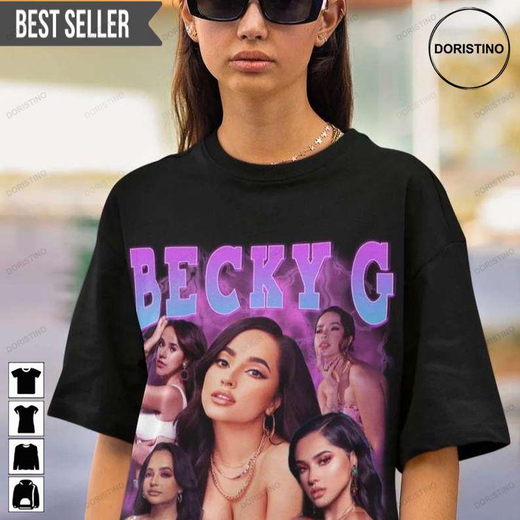 Becky G Pop Singer Music Black Doristino Limited Edition T-shirts