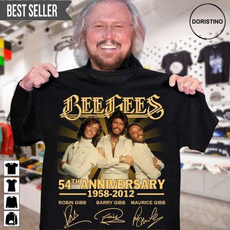 Beegees 54th Anniversary Thank You For The Memories Doristino Limited Edition T-shirts
