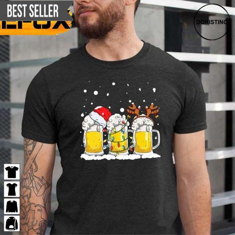 Beer Christmas Mug Santa Reinbeer Doristino Trending Style