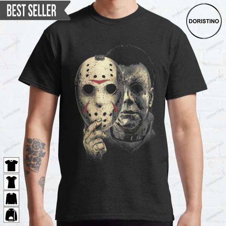 Behind The Mask Michael Myers Halloween Costume Doristino Limited Edition T-shirts