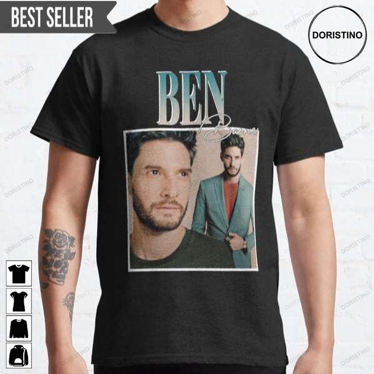 Ben Barnes Film Movie Actor Doristino Limited Edition T-shirts