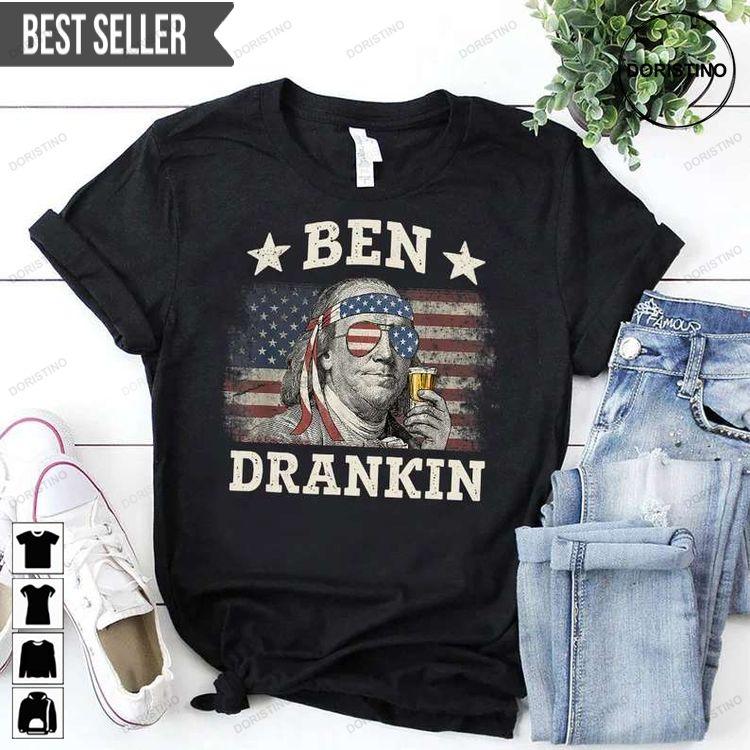 Ben Drankin Funny Drinking President Doristino Limited Edition T-shirts