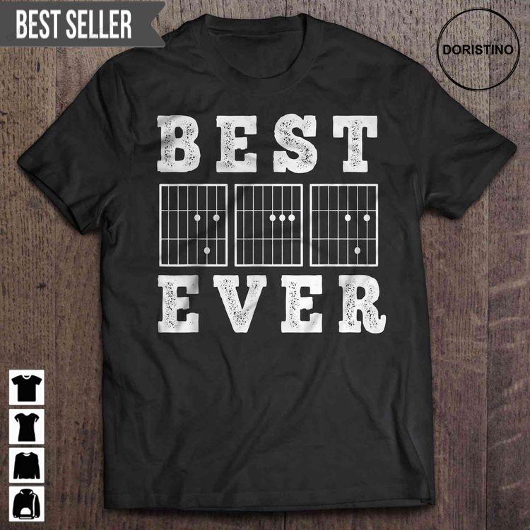Best Dad Ever Guitar Chord Fathers Day Unisex Doristino Trending Style