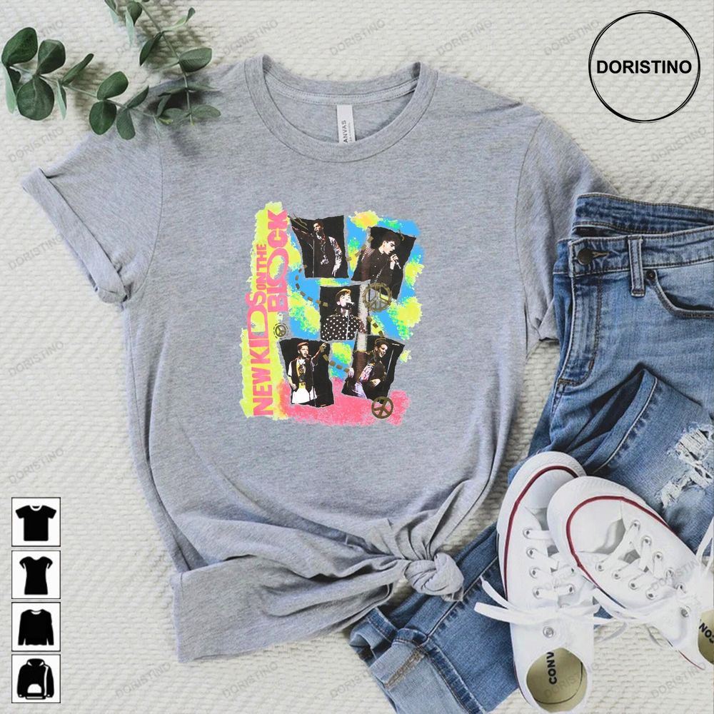 Nkotb Girl Vintage Girls New On The Block Nkotb Tee Rock Concert Tee Mix Tape Tour 2022 Tee Limited Edition T-shirts