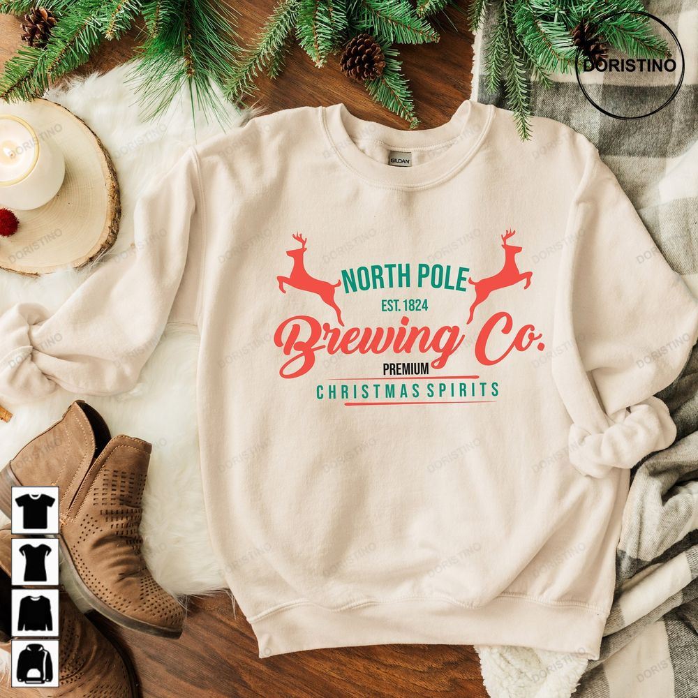 North Pole Brewing Co Christmas Christmas Spirit Brewing Co North Pole Brewing Co Awesome Shirts