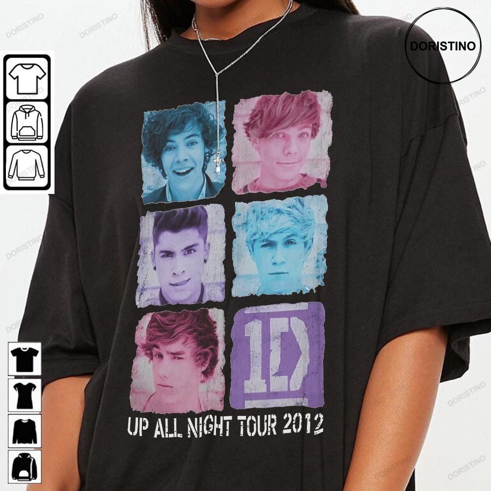 One Direction Up All Night Tour 2012 Harry Od Tour 2012 Up All Night Tour 2012 Limited Edition T-shirts